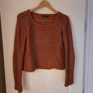 Cozy Women's Rust Knit Sweater